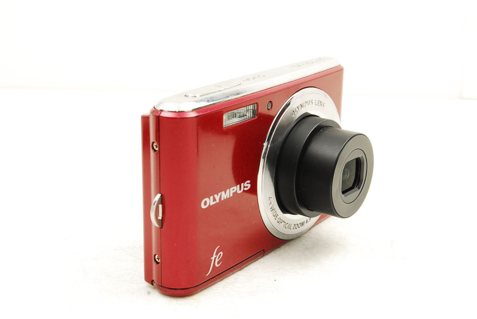 OLYMPUS オリンパス FE-4050 レッドRED 完動品 元箱付 #20343 - メルカリ