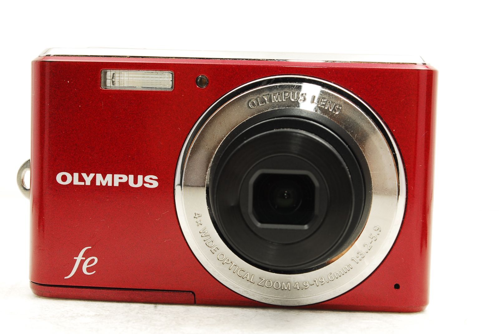OLYMPUS オリンパス FE-4050 レッドRED 完動品 元箱付 #20343 - メルカリ