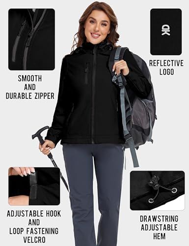 Little Donkey Andy] レディース ソフトシェル ジャケット スキー