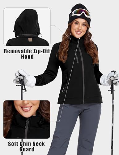 Little Donkey Andy] レディース ソフトシェル ジャケット スキー