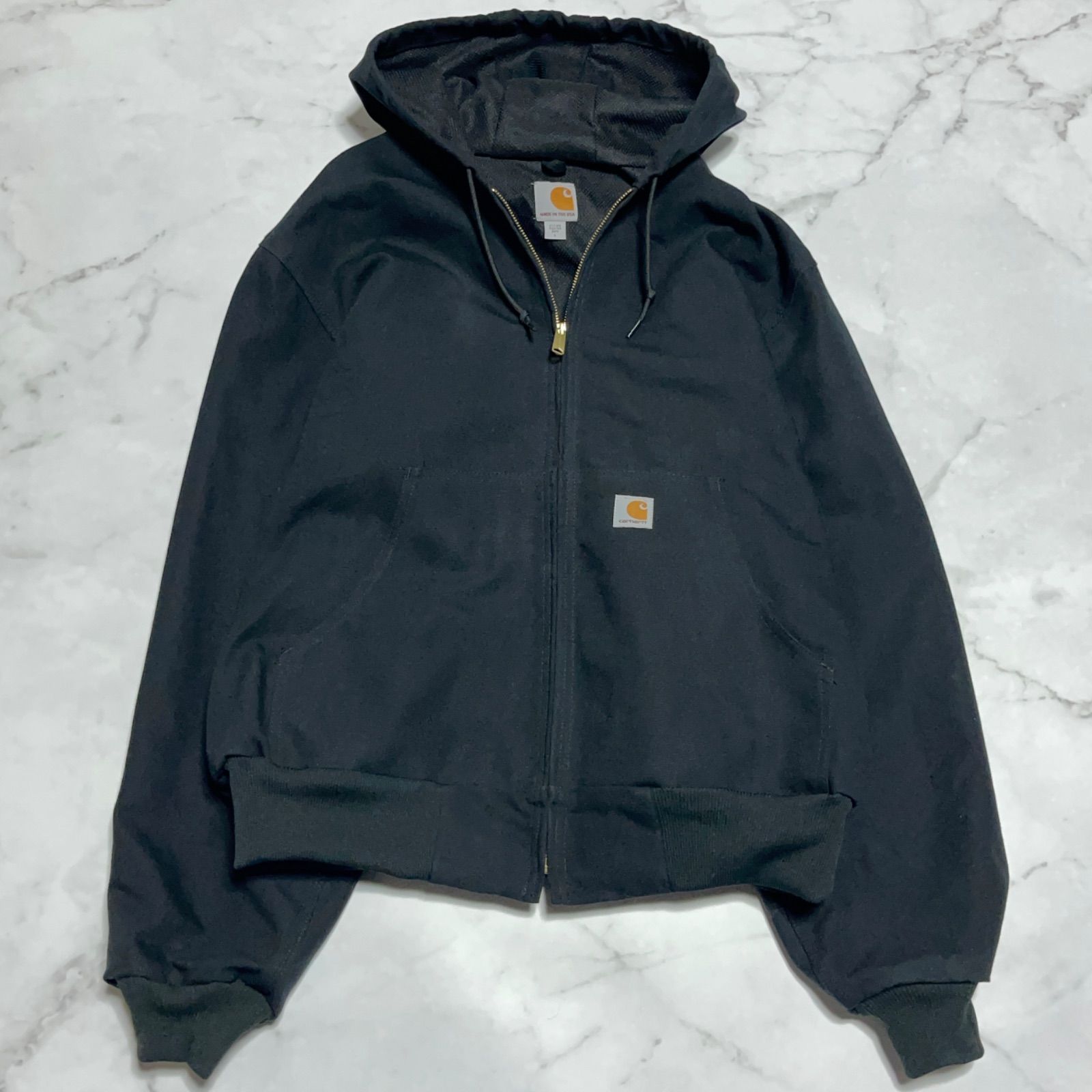 カーハート carhartt USA製 アメリカ製 ブラック 黒 黒色 裏地メッシュ