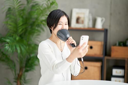 一人deカラオケDX-V 2 防音マイク 軽量 エコー機能 音声入力 家庭用カラオケ お家カラオケ カラオケアプリで楽しく 85 a 6 b 264 その他 キッチン 食器