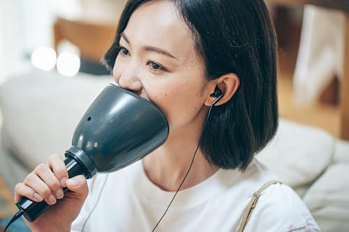 一人deカラオケDX-V 2 防音マイク 軽量 エコー機能 音声入力 家庭用カラオケ お家カラオケ カラオケアプリで楽しく 85 a 6 b 264