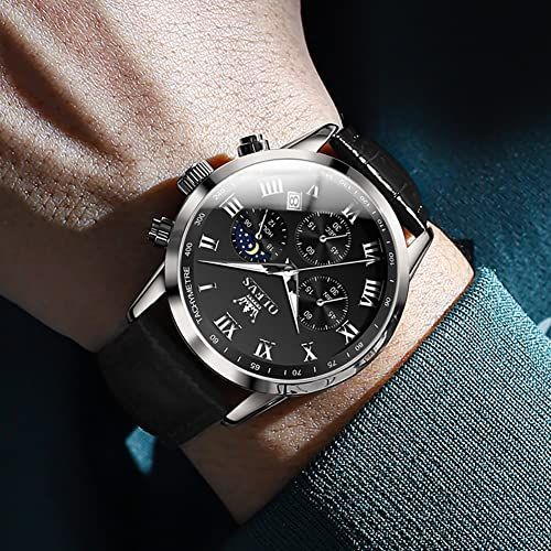 かっこいい ブラック革ベルト