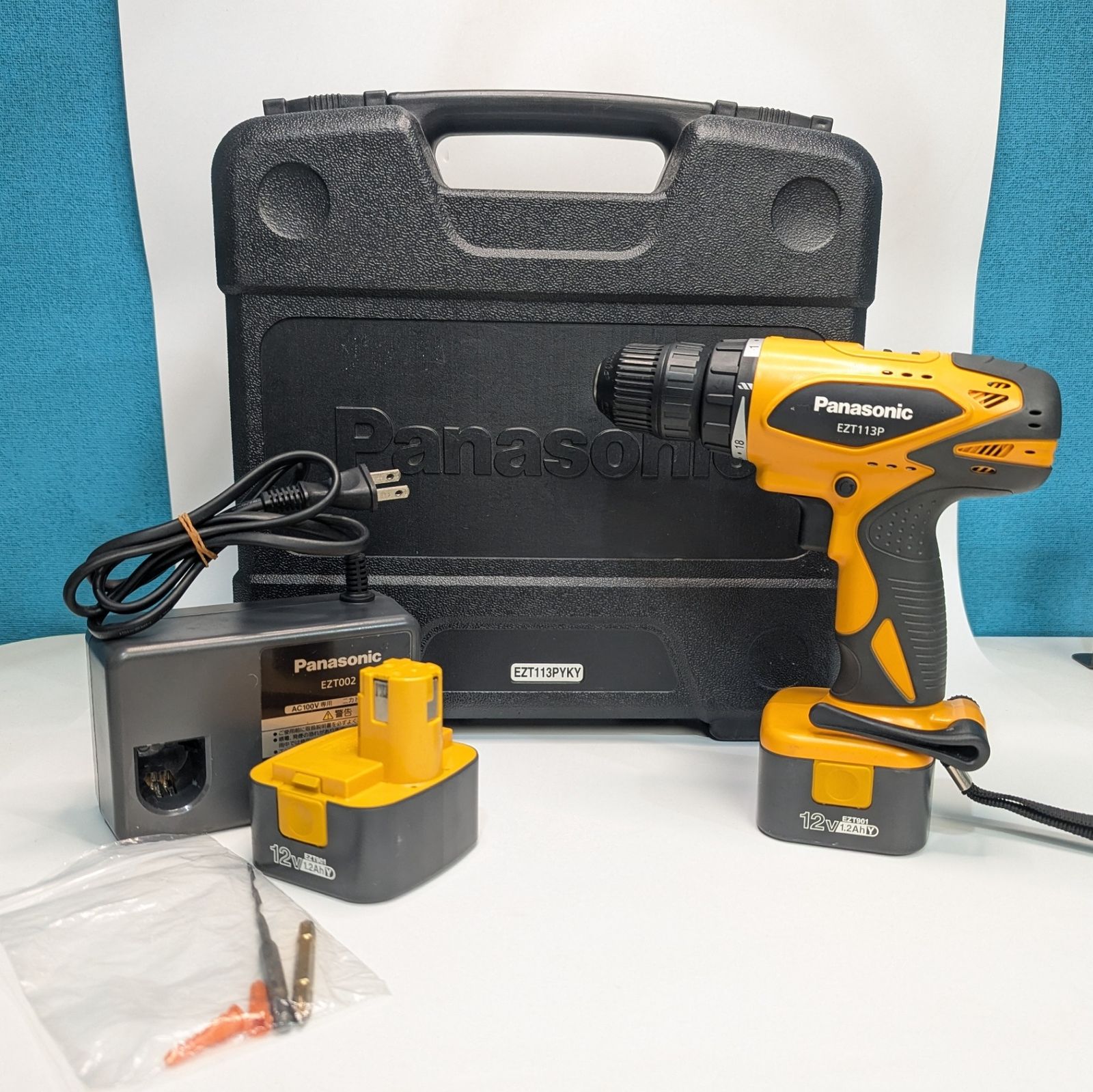 Panasonic EZT113P 12V 電動ドライバードリル 動作確認済み 充電
