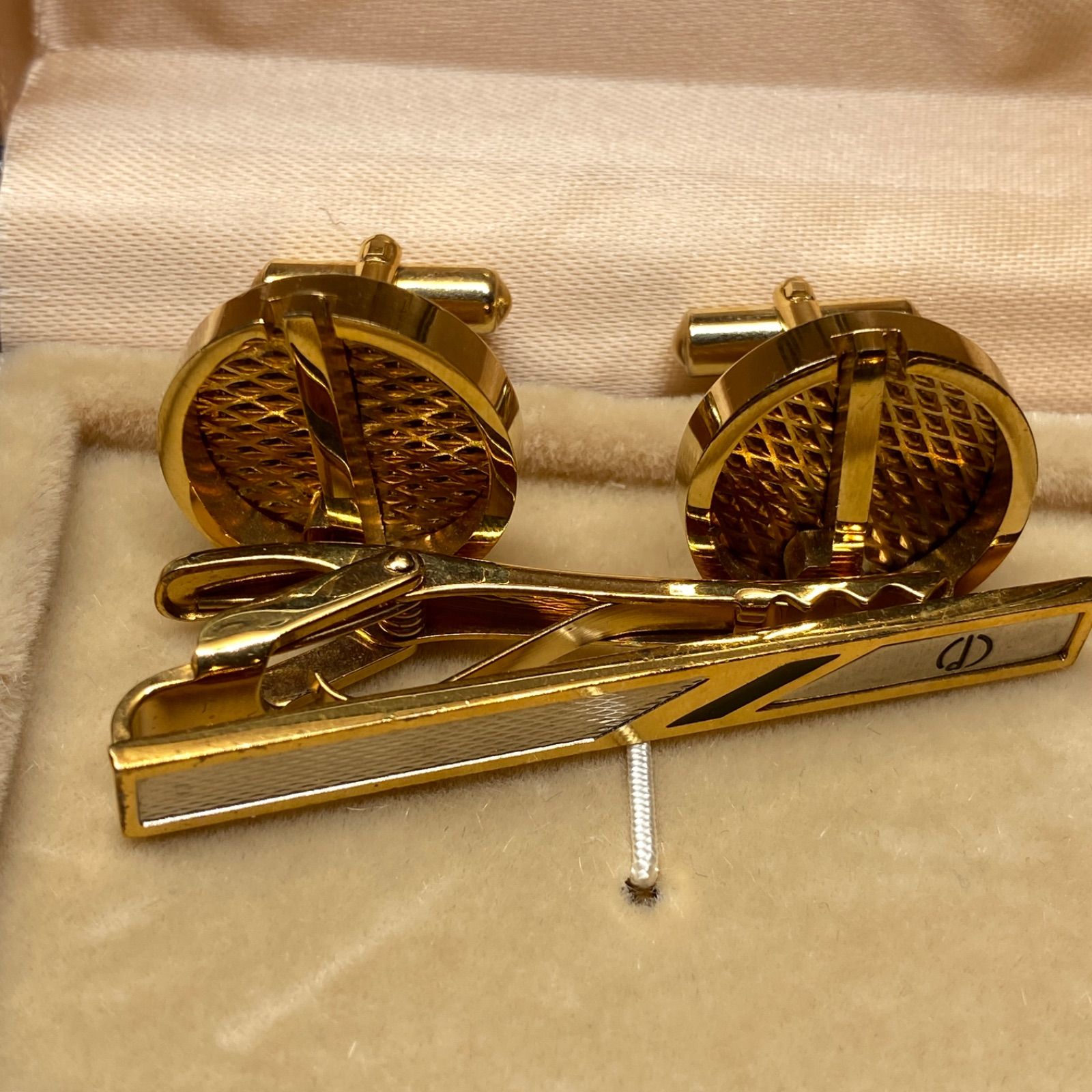 ダンヒル Dunhill カフスリンクス ネクタイピン カフス セット メンズ