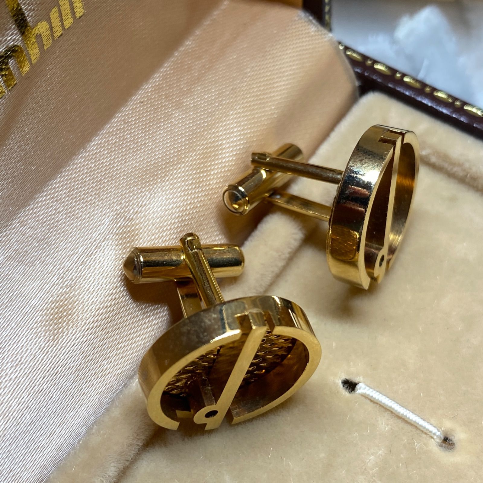 ダンヒル Dunhill カフスリンクス ネクタイピン カフス セット メンズ 