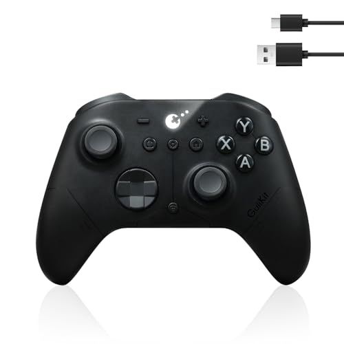 迅速に発送 GuliKit ES Pro ワイヤレス 有線 史上最速の無線コントローラー TMRスティック ドリフト防止 Switch|Switch 2スリープ解除 Turbo自動連射 6軸ジャイロ 振動調節 30時間連続使用 PC| 6 ae 71269