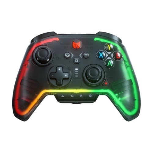 迅速に発送 BIGBIG WON Rainbow 2 Pro ワイヤレス コントローラー ALPSジョイスティック ホール効果トリガー 6軸ジャイロセンサー 4つのカスタムボタン3 5 mmオーディオ PC Windows Android i a 7 5995