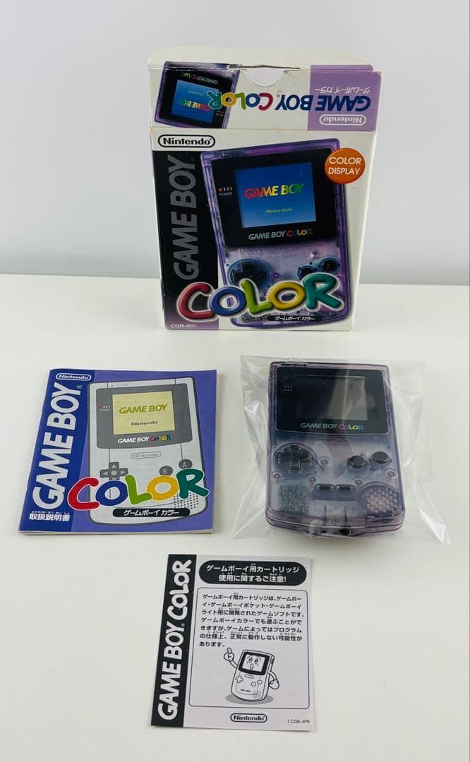  ニンテンドー ゲームボーイカラー クリアパープル GAMEBOYCOLOR 本体(カラー) ゲームボーイ