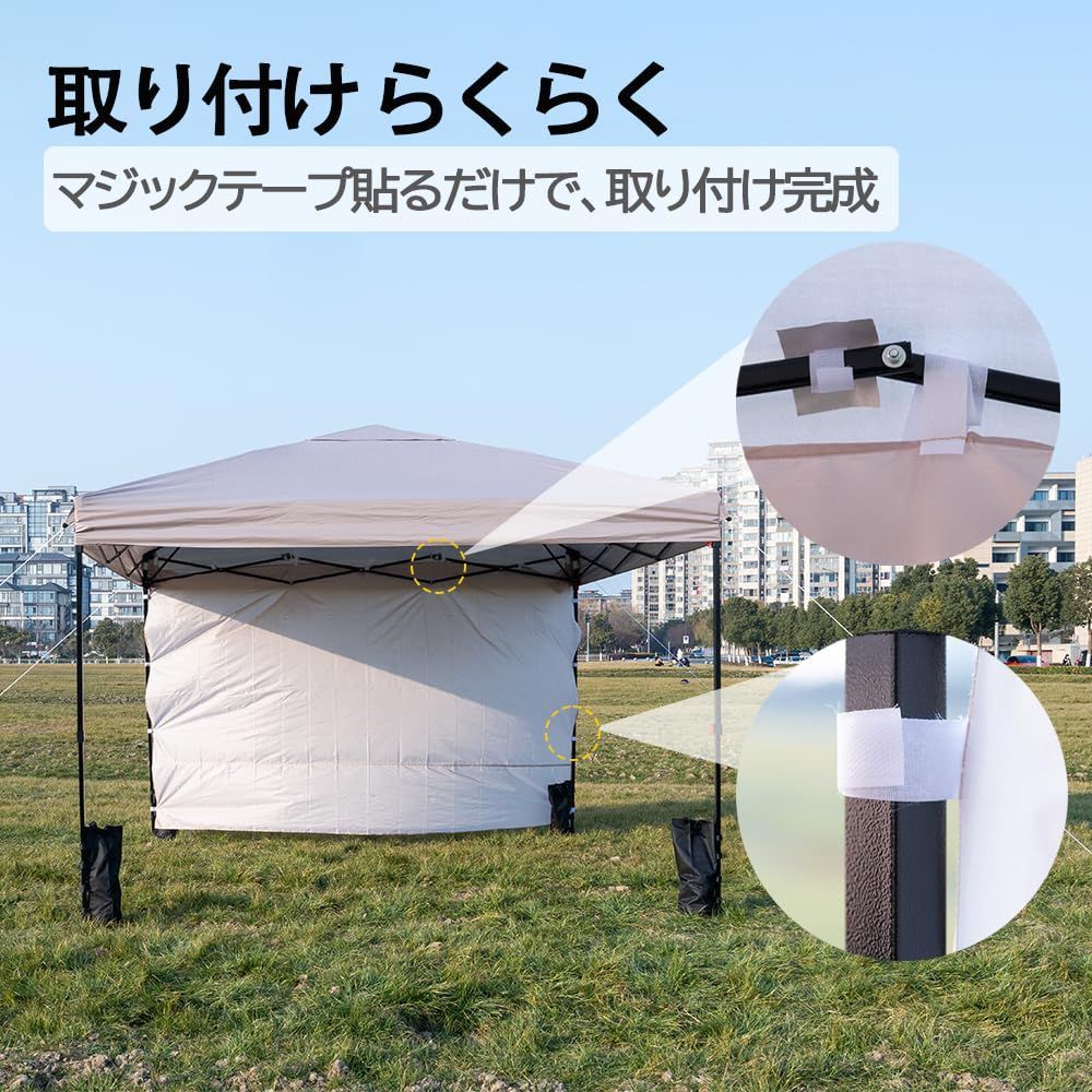 Amazon | ApeexCanopy タープテント 2.5m×2.5m 【専用横幕/サイドシート3枚付属】 風抜けベンチレーション 高耐水加工＆シルバーコーティング  UVカット紫外線カット 遮熱 ワンタッチタープ 高さ3段階調節 スチール 大型 耐水 キャノピー アウトドア用品 キャンプ用品 ... ApeexCanopy タープテント 2.5m×2.5m 【専用横幕/サイドシート3枚付属】 風抜けベンチレーション 高耐水加工＆シ