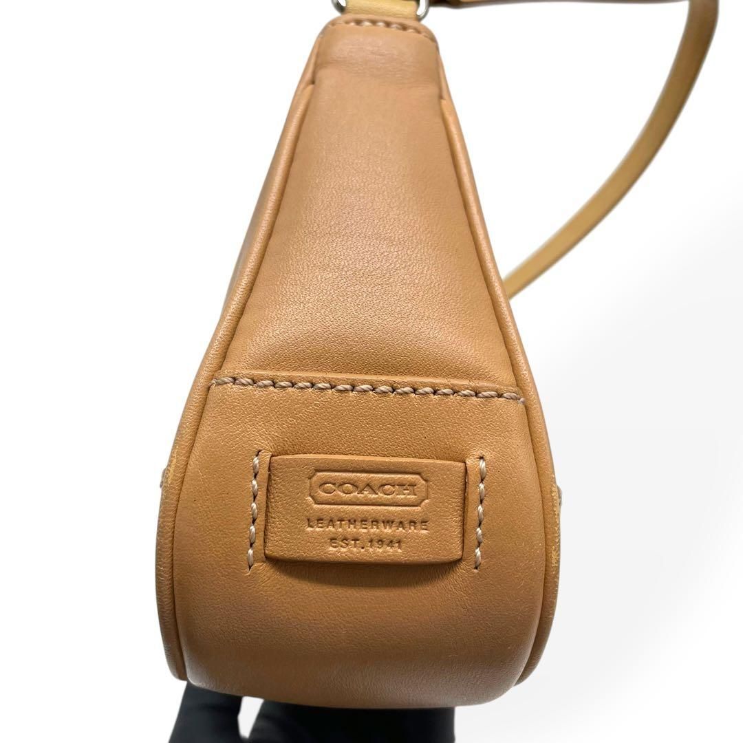 極美品 COACH オールドコーチ アクセサリーポーチ 7785 ブラウン