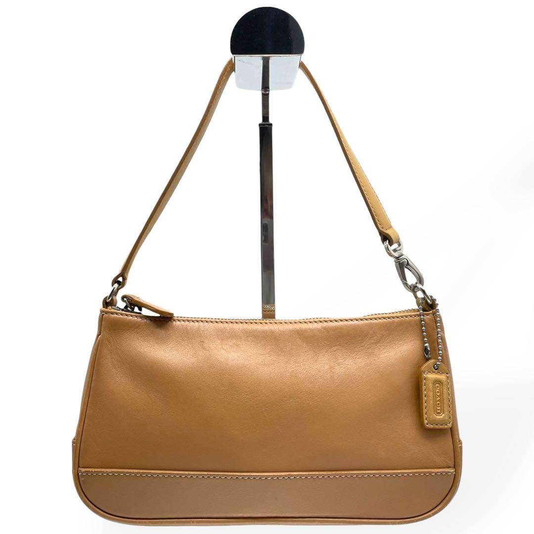 極美品 COACH オールドコーチ アクセサリーポーチ 7785 ブラウン