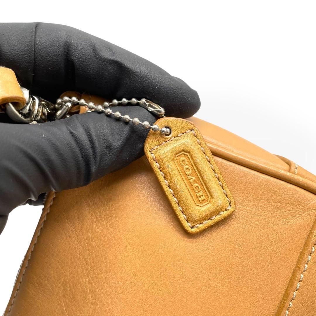 極美品 COACH オールドコーチ アクセサリーポーチ 7785 ブラウン