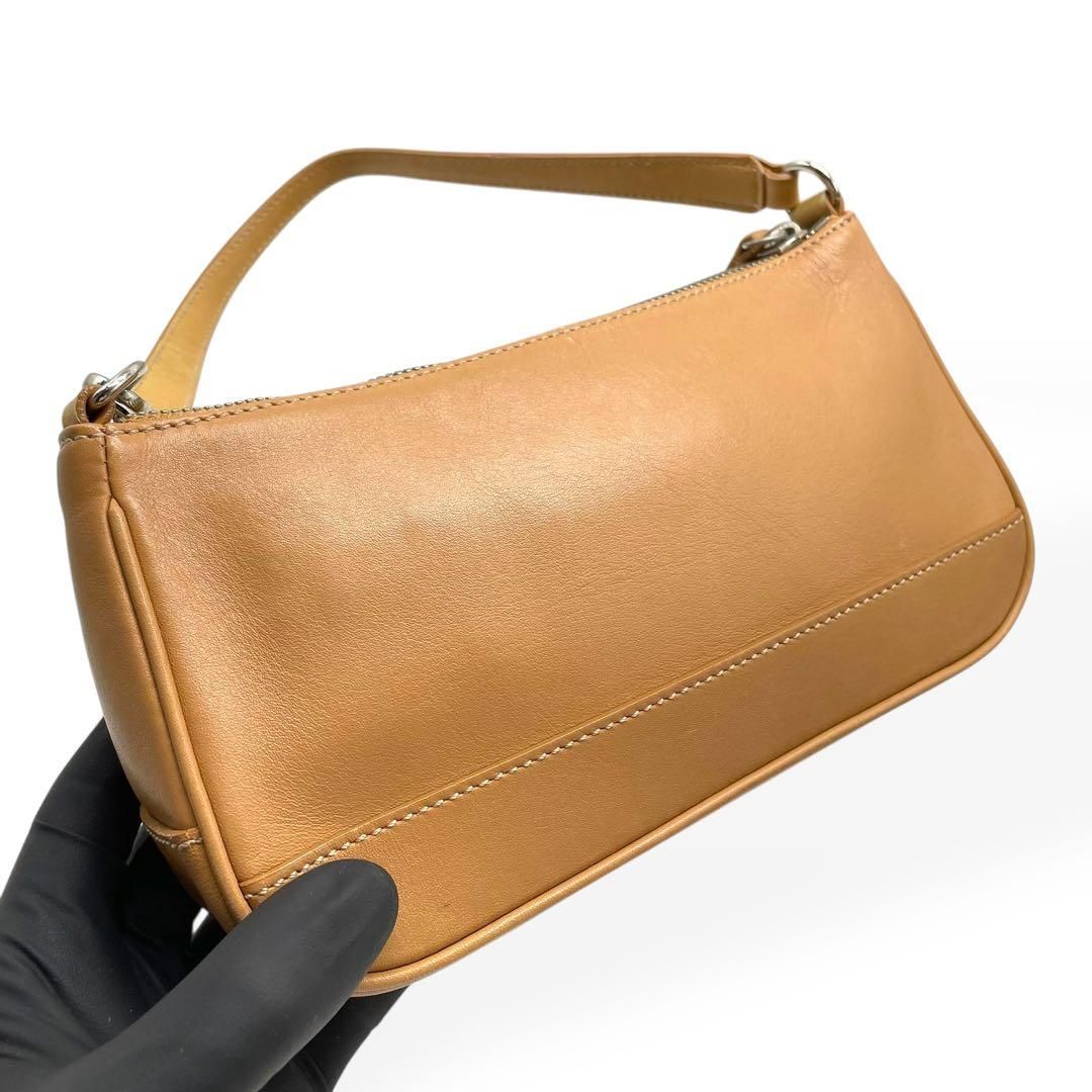 極美品 COACH オールドコーチ アクセサリーポーチ 7785 ブラウン