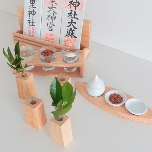 神棚の里 Kamidananosato 神具 モダン 神具膳 ラバーウッド お供え お祀り その他 神棚 神具
