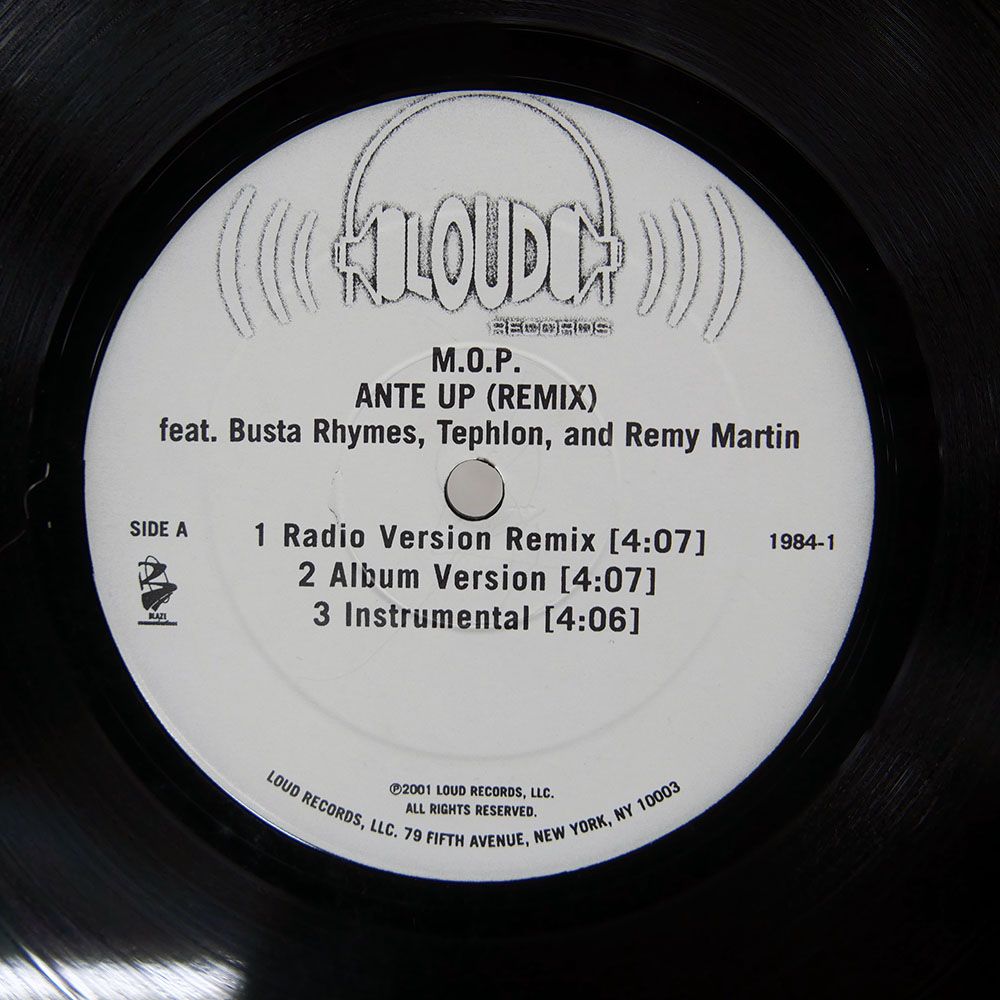 米 US盤 M.O.P/ANTE UP (REMIX)/LOUD LOUD19841 12 - メルカリ