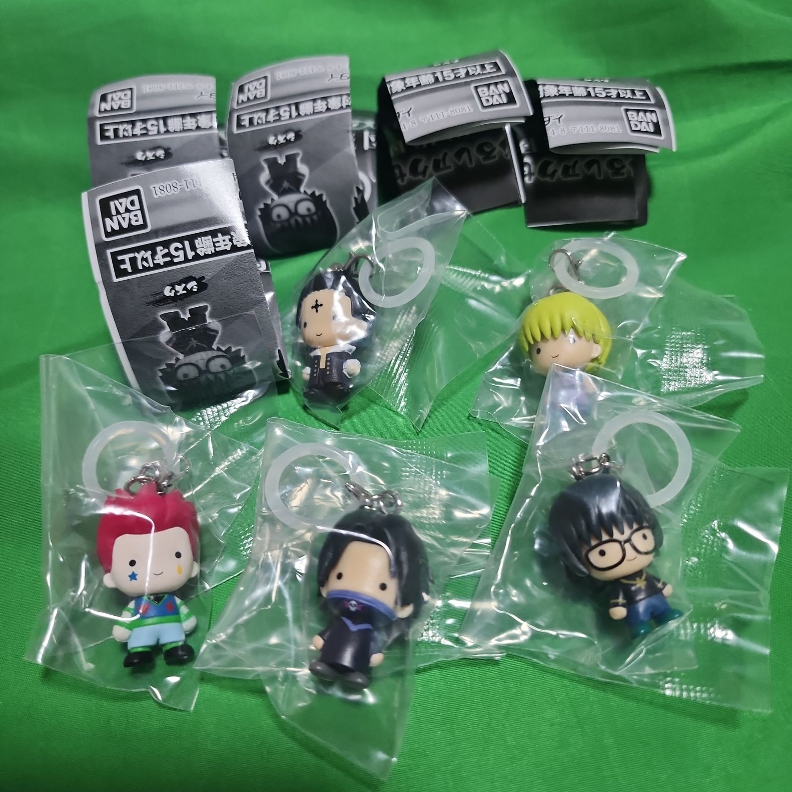 ハンターハンター　フィギュアキーホルダー2　全5種　コンプセット Amazon | HUNTER×HUNTER フィギュアキーホルダー2 全5種 バンプレスト