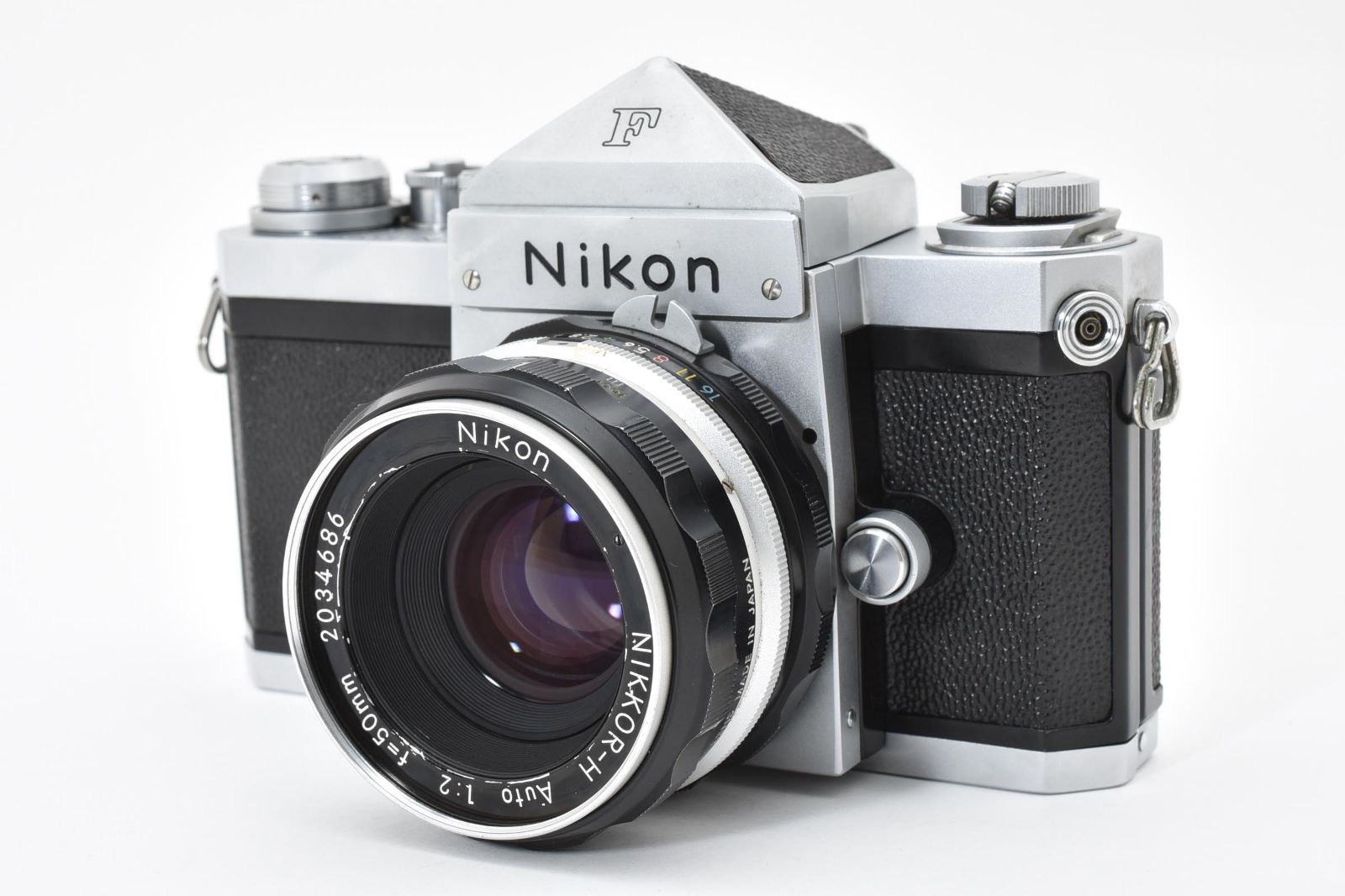5991 【良品】 Nikon F Eye Level Slr Film Camera Nikkor-H 50mm 5cm