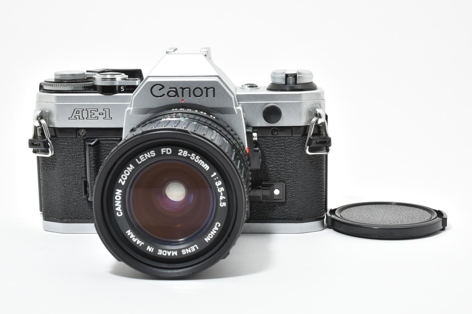 5793 【良品】 Canon Ae-1 Slr Film Camera Zoom New Fd 28-55mm F3.5