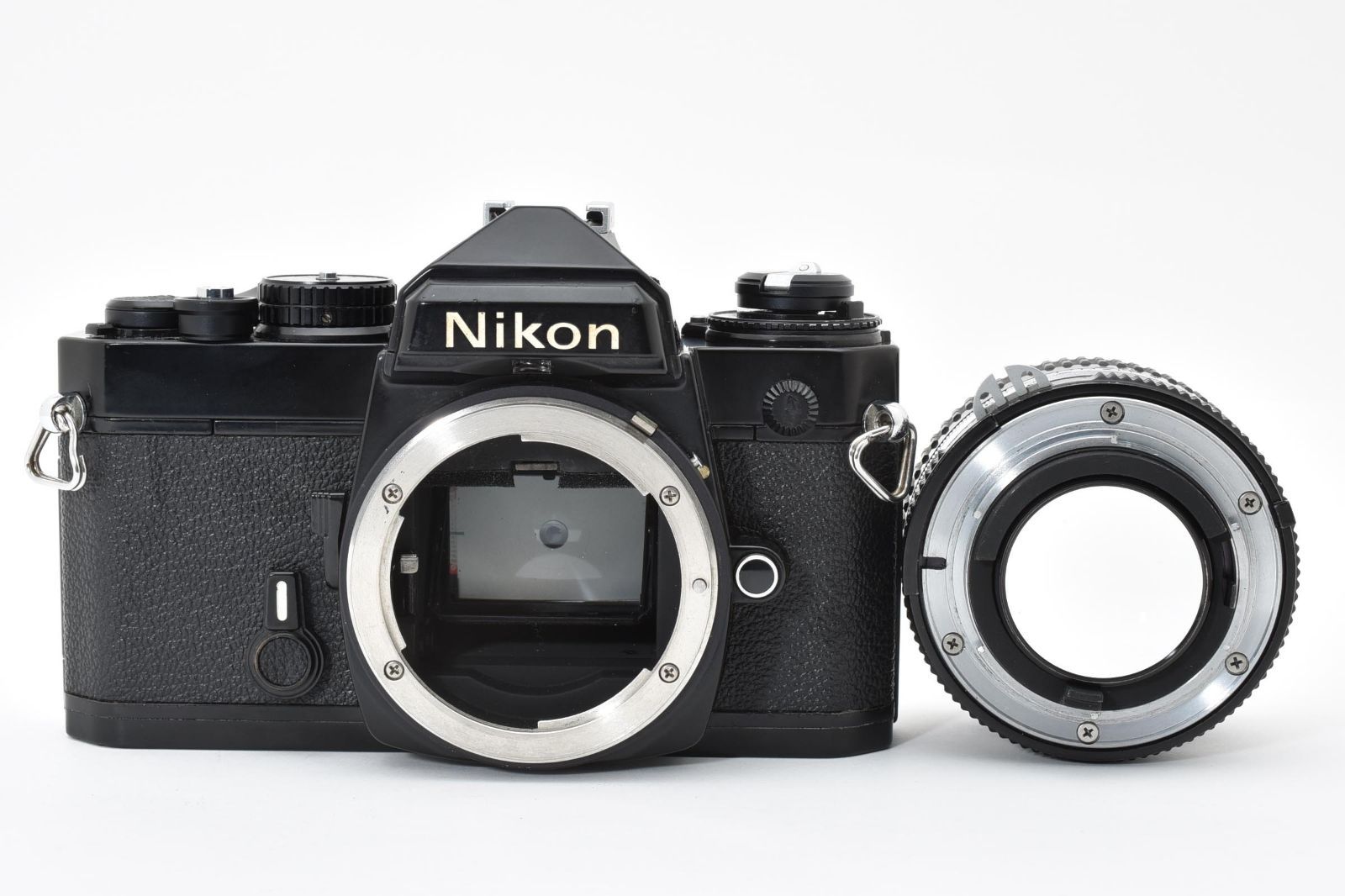 6015 【良品】 Nikon Fe Black Slr Film Camera Ai Nikkor 50mm F1.4