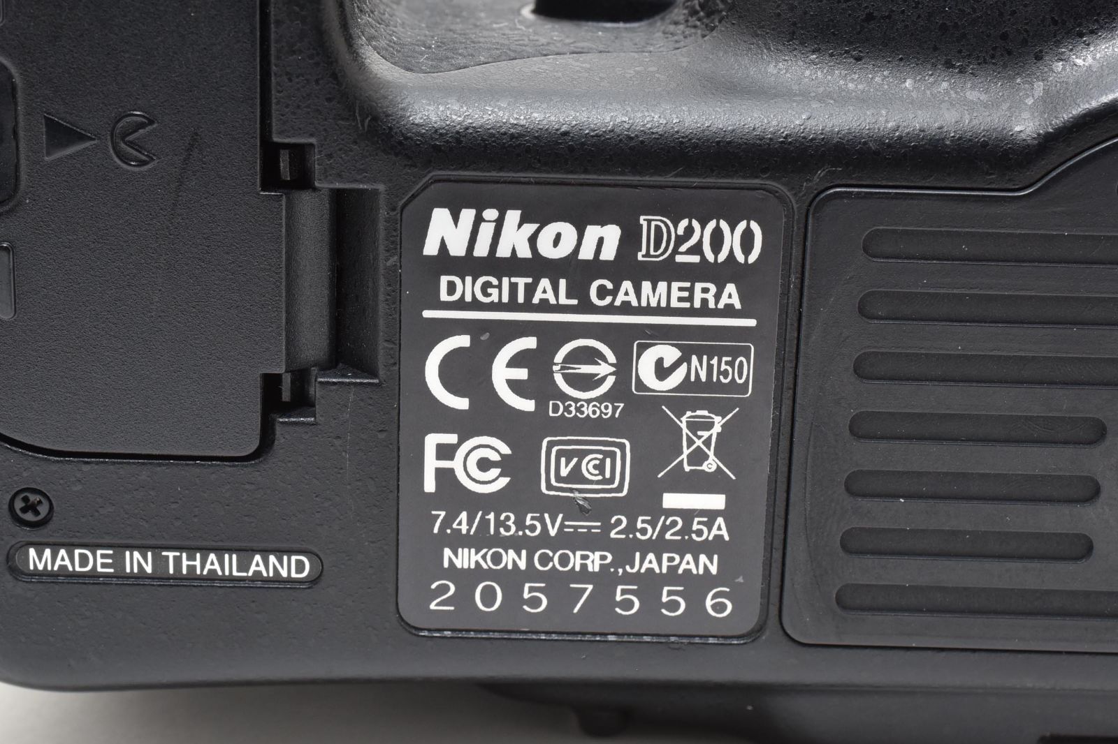 5617 【難あり品(ジャンク）】 Nikon D200 Digital Camera ニコン