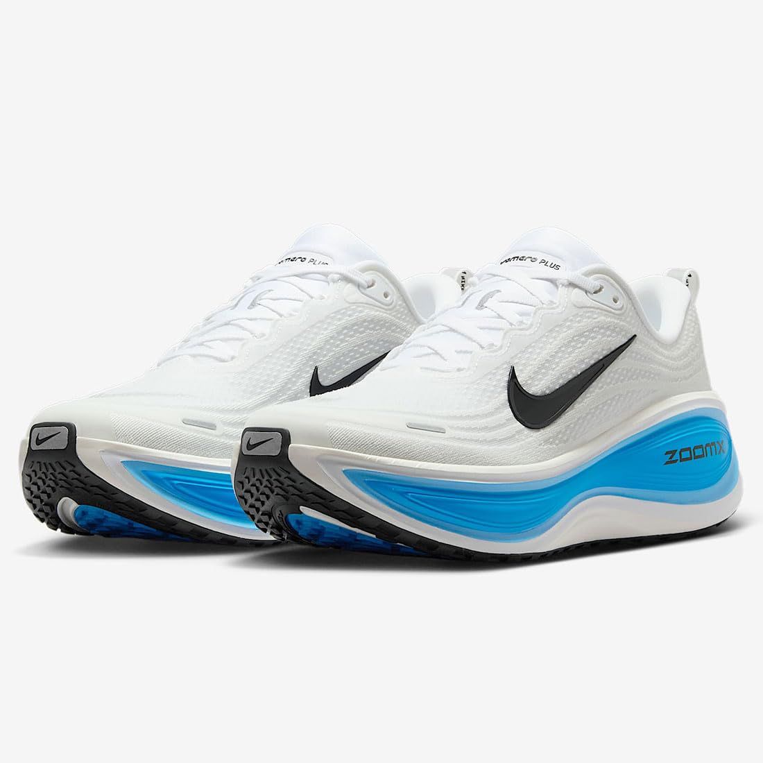  ナイキ ボメロ プラス Vomero Plus ホワイト ブルーヒーロー ハイドロジェンブルー ブラック HV 8150 103 25 0 cm トレイルランニングシューズ アウトドアシューズ