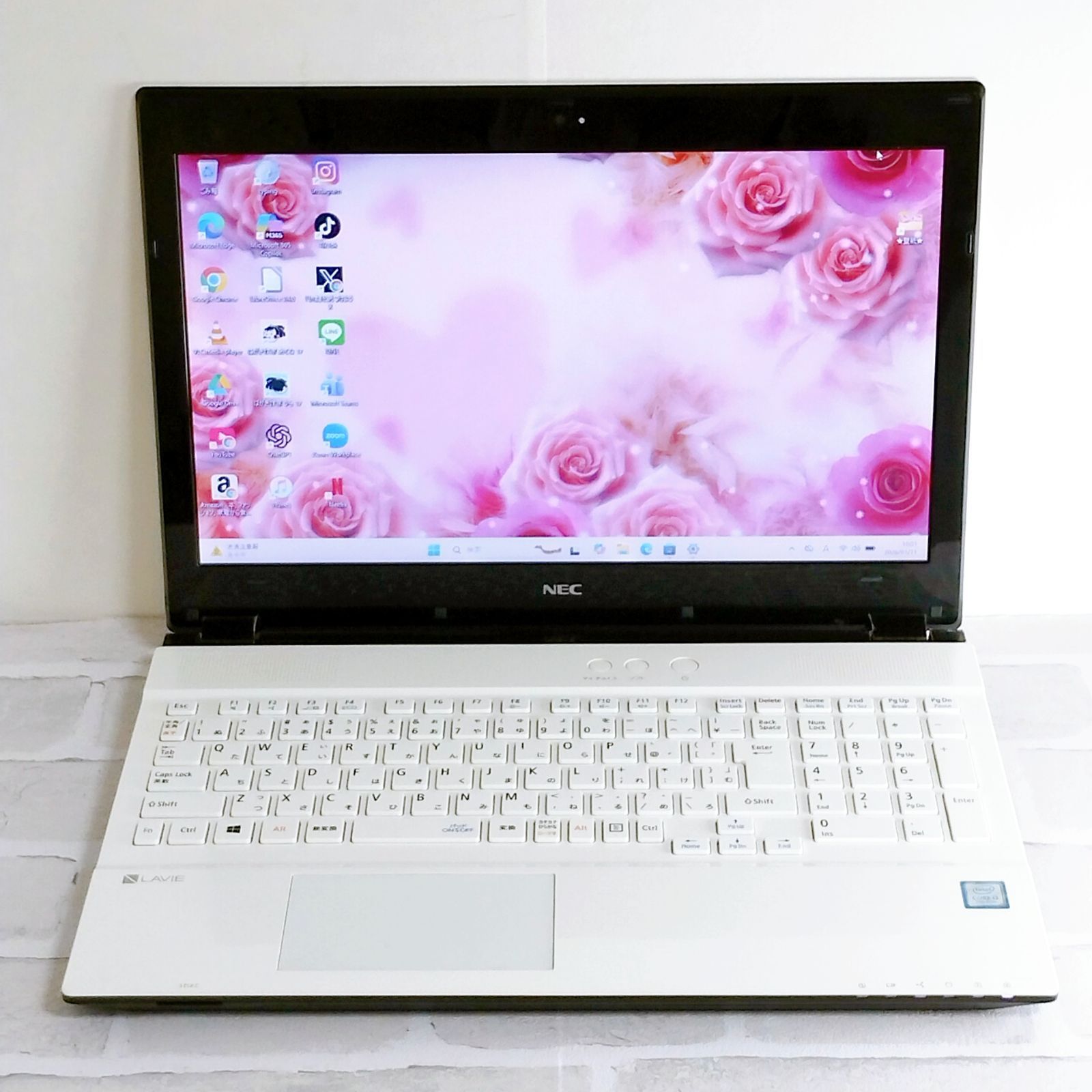 たっぷり1TB DVD視聴 最新Windows11 ノートパソコン NEC Lavie カメラ