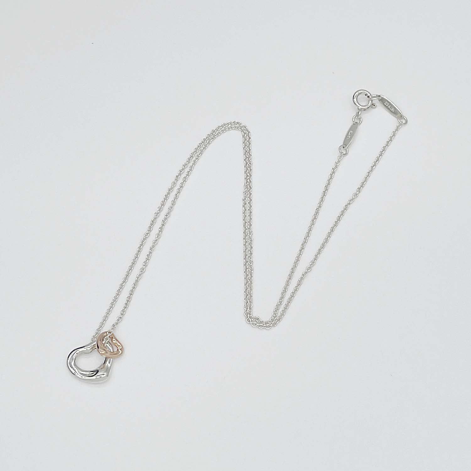 Tiffany&Co. ティファニー ダブル オープンハート ネックレス