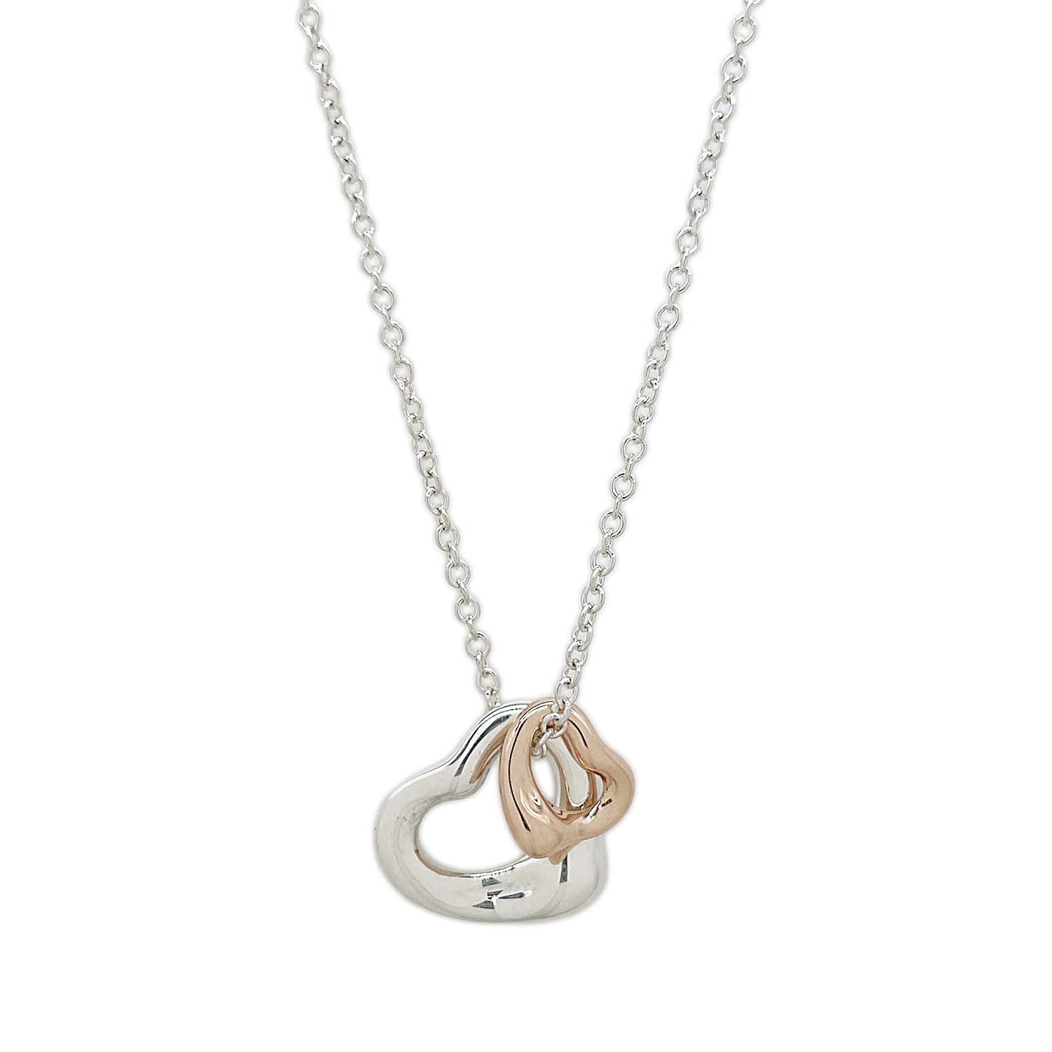 【メルカリ市特価】TIFFANY&Co. ダブルオープンハート ネックレストップ Tiffany&Co. ティファニー ダブル オープンハート ネックレス