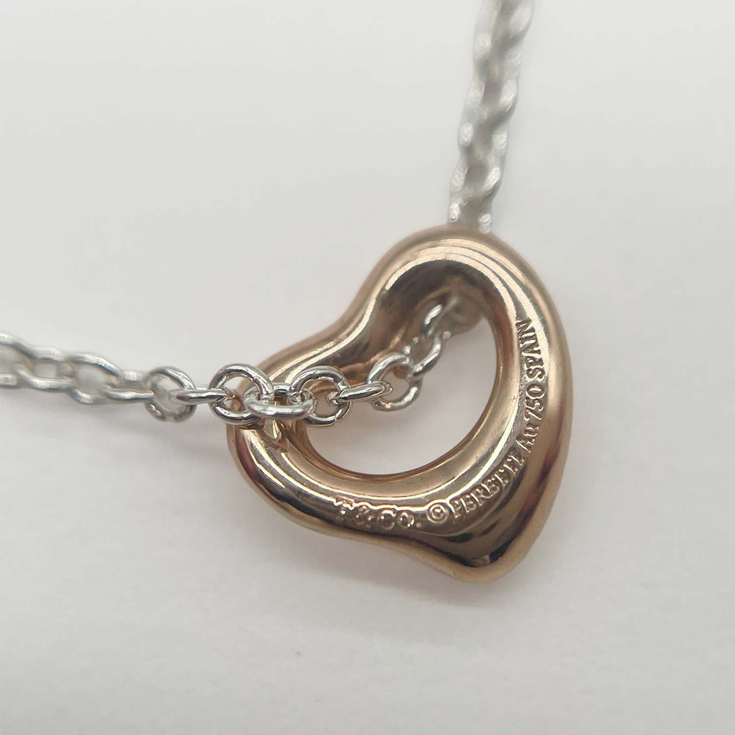 Tiffany&Co. ティファニー ダブル オープンハート ネックレス