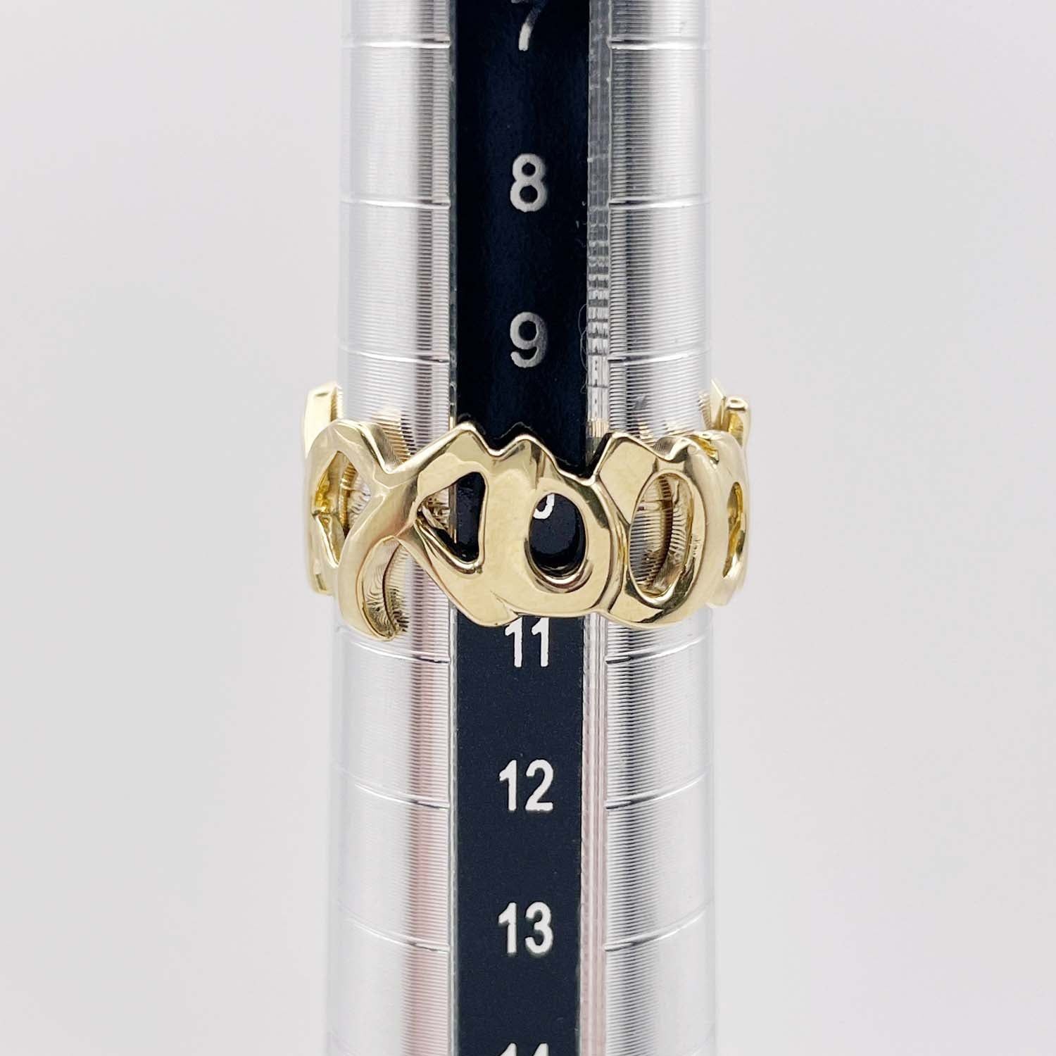 Tiffany&Co. ティファニー 10.5号 ラブ＆キス リング グラフィティX
