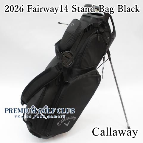 キャロウェイ 2026 Fairway14 スタンドバッグ ブラック 14分割口 2026年 日本未発売USモデル 7223