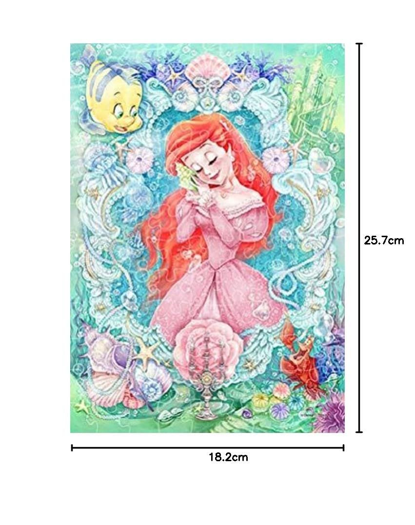 在庫処分】(18.2x25.7cm) アリエル D-108-013 懐かしい音色 ディズニー