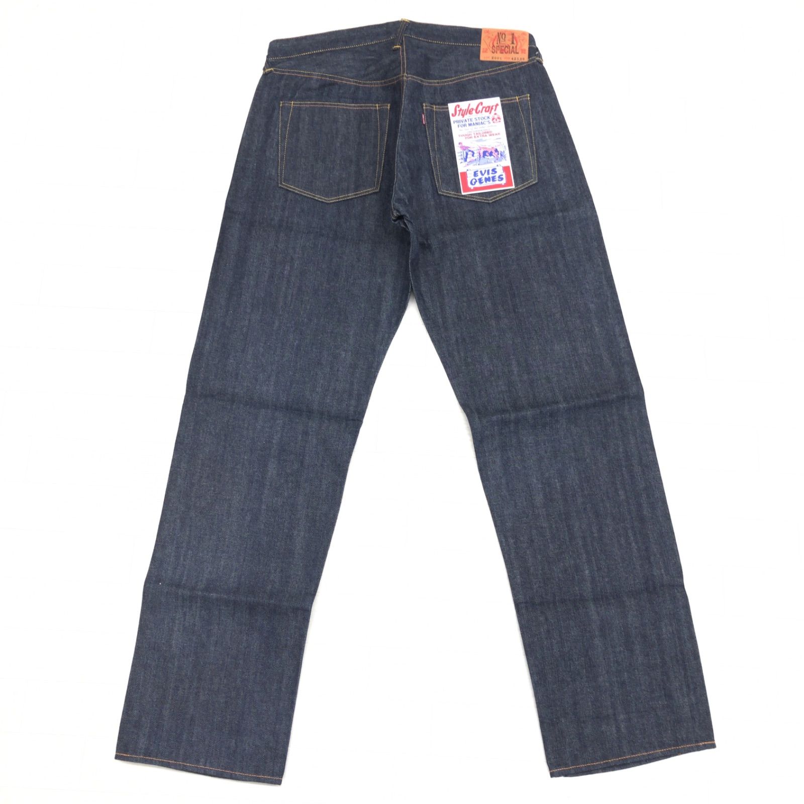 ○新品 EVISU エヴィス LOT.2001 フラッシャー付き ペイントなし NO.1