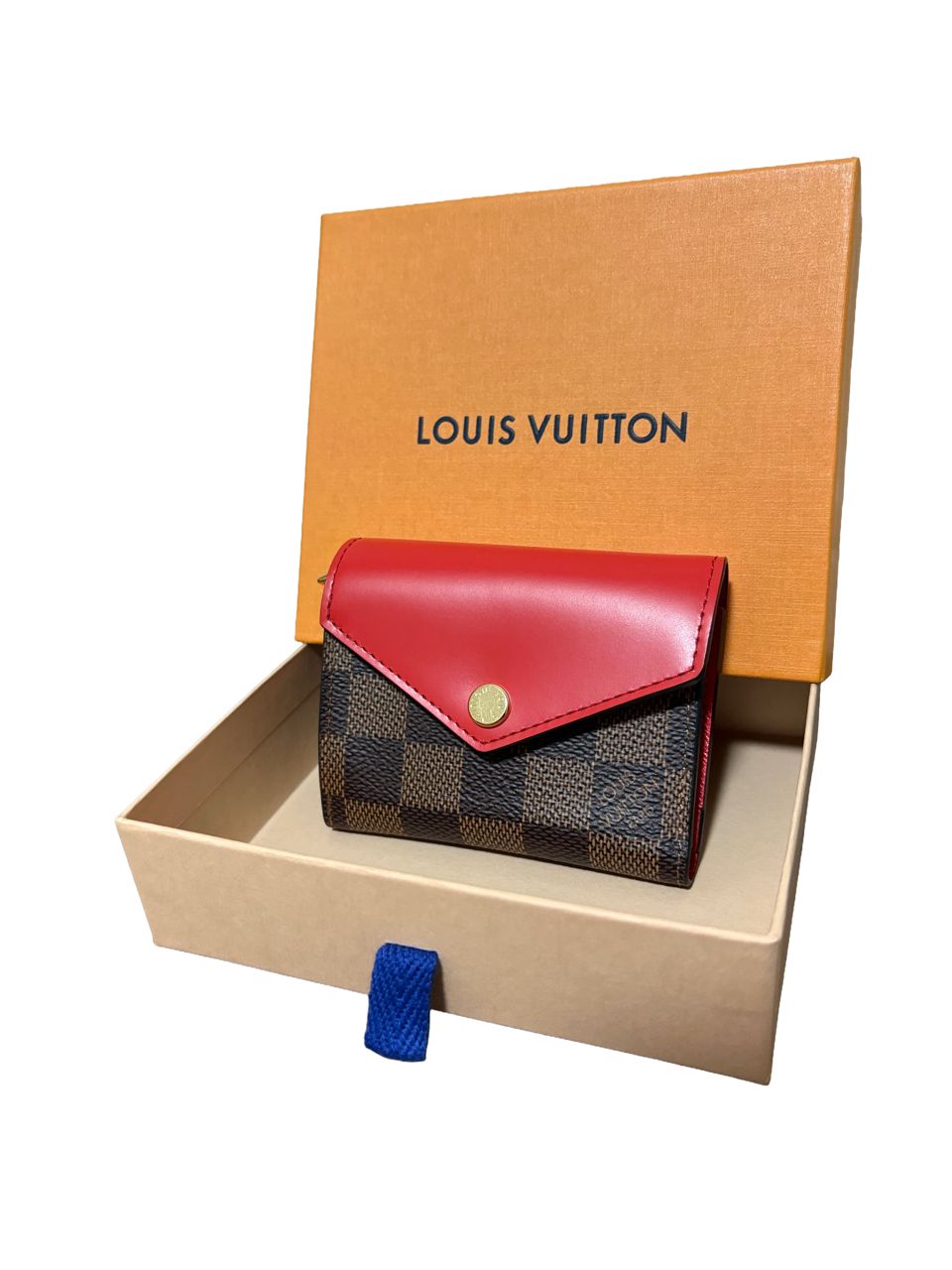 新品同様　ルイヴィトン　ダミエ　ポルトフォイユ　ゾエ　コクリコ ルイヴィトン ダミエ ポルトフォイユ ゾエ コクリコ - メルカリ