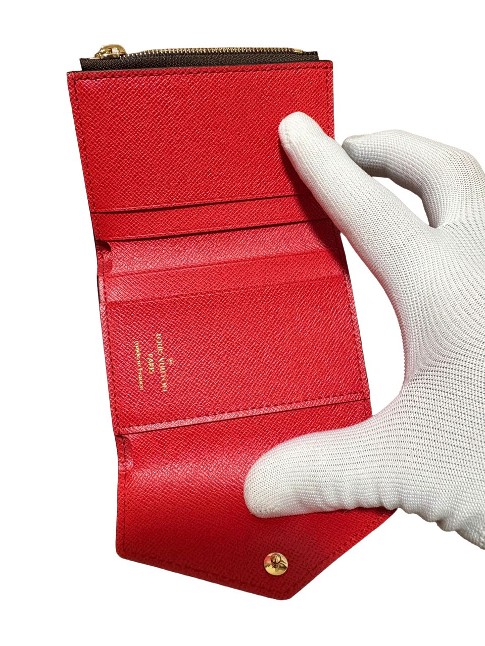 ルイヴィトン ダミエ ポルトフォイユ ゾエ コクリコ - メルカリ