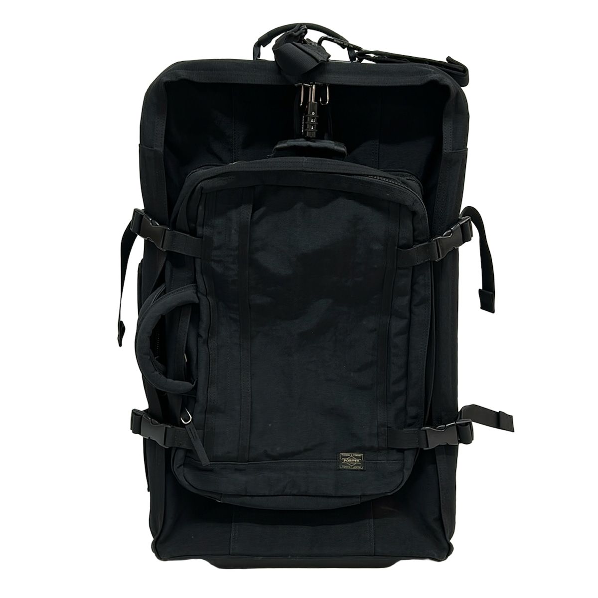 ポーター PORTER TRIP ROLLER BOSTON BAG 黒 中古・古着通販】PORTER (ポーター) TRIP ROLLER BOSTON BAG ブラック