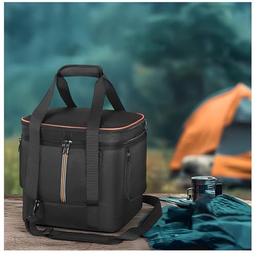  SHEAWA for Jackery ポータブル電源 2000 ケース 収納ケース バッグ 耐衝撃 頑丈 ナイロン ケーブルや小物類も収納 互換品 アクセサリー a 2 fa 588 その他 キッチン 食器