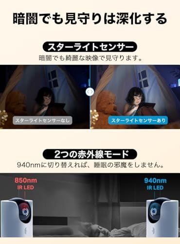 ペットカメラ 夜間撮影