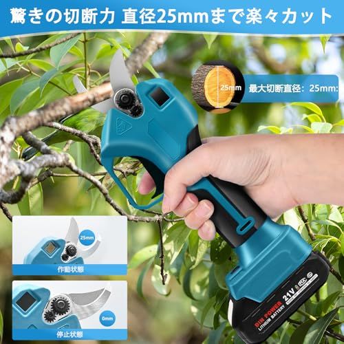 切断回数と残量表示ディスプレー ブラシレスモーター電