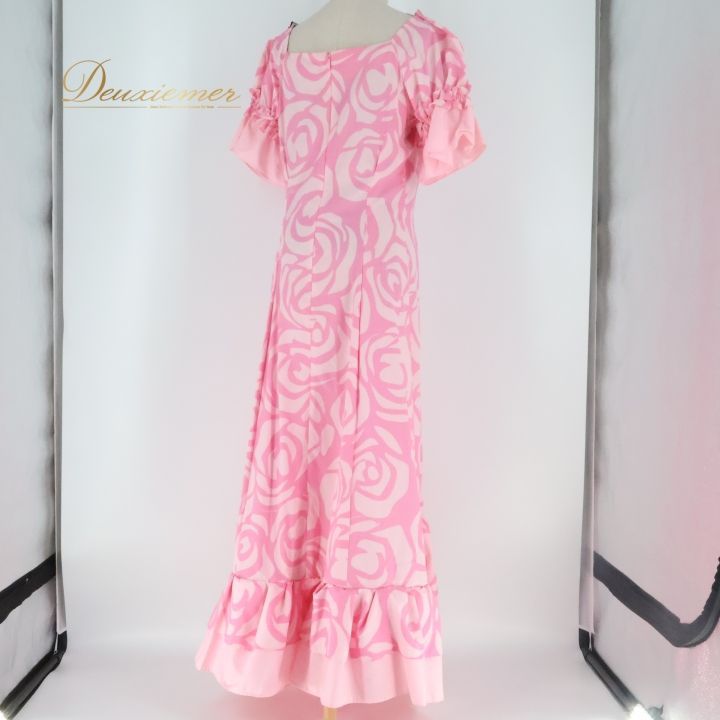 フラダンス 衣装 ワンピース ドレス マーメイドライン エムエムジェイ