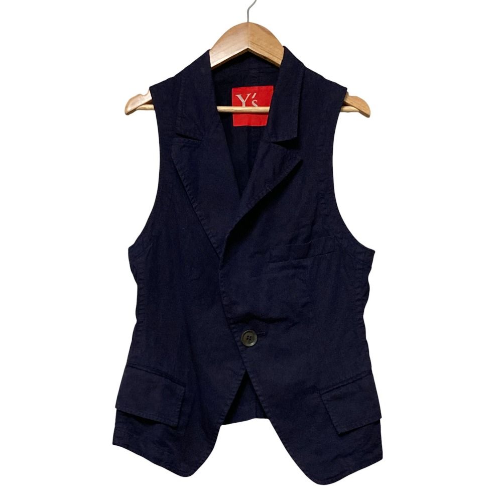 ワイズ Y's ヨウジヤマモト ベスト ジレ ウールギャバ Y's GENDER NEUTRAL AW22 | Yohji Yamamoto (ヨウジヤマモト) Official