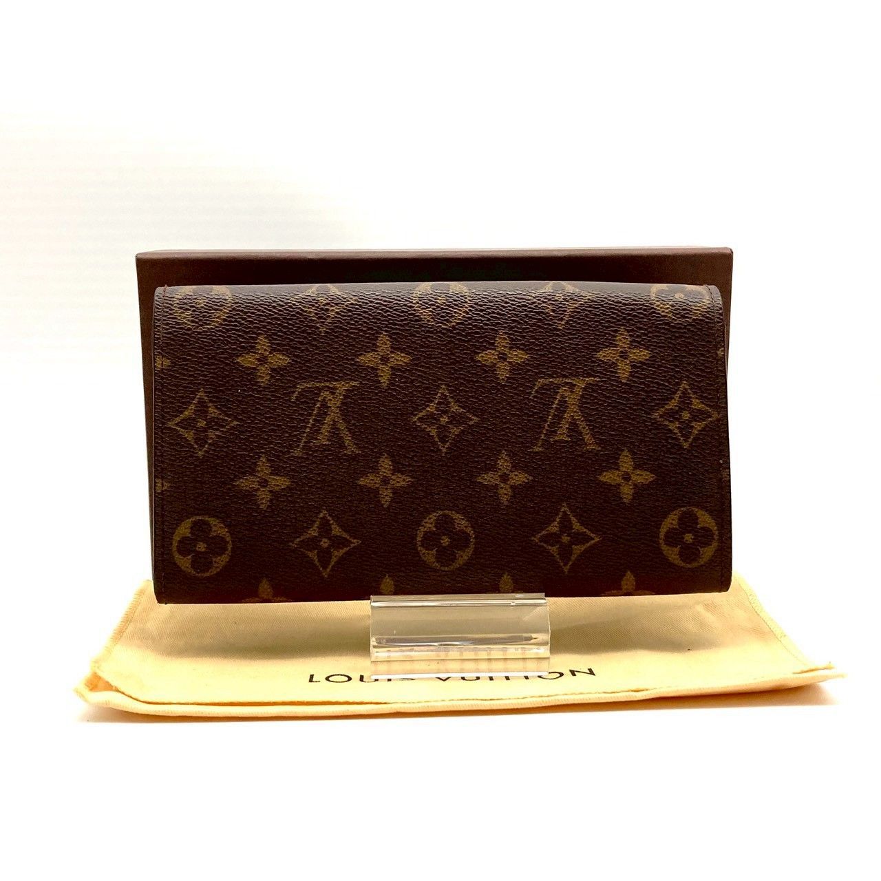 ルイヴィトン ポシェット ポルト モネ クレディ 二つ折り長財布 80122