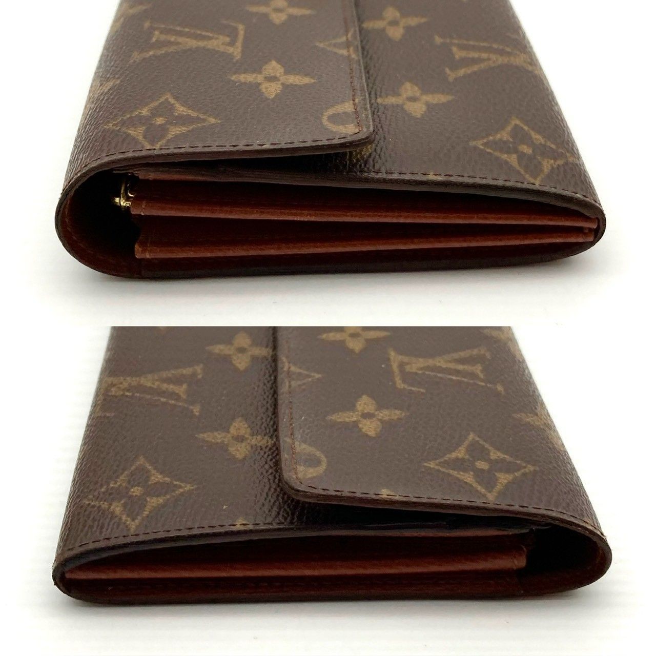 ルイヴィトン ポシェット ポルト モネ クレディ 二つ折り長財布 80122