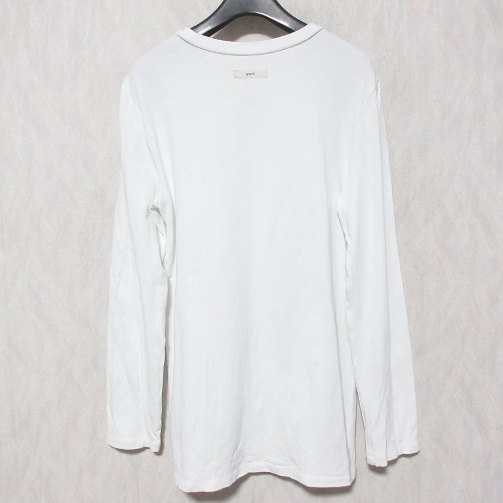 良品 24AW yori ヨリ 裏起毛モチモチロンTee 長袖 Tシャツ カットソー