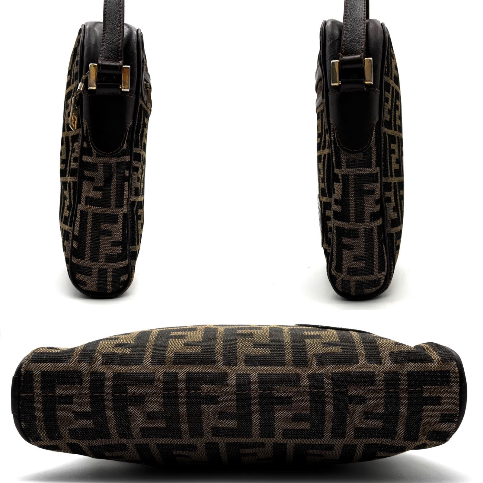 正規品 FENDI フェンディ ショルダーバッグ ズッカ FFロゴ 総柄