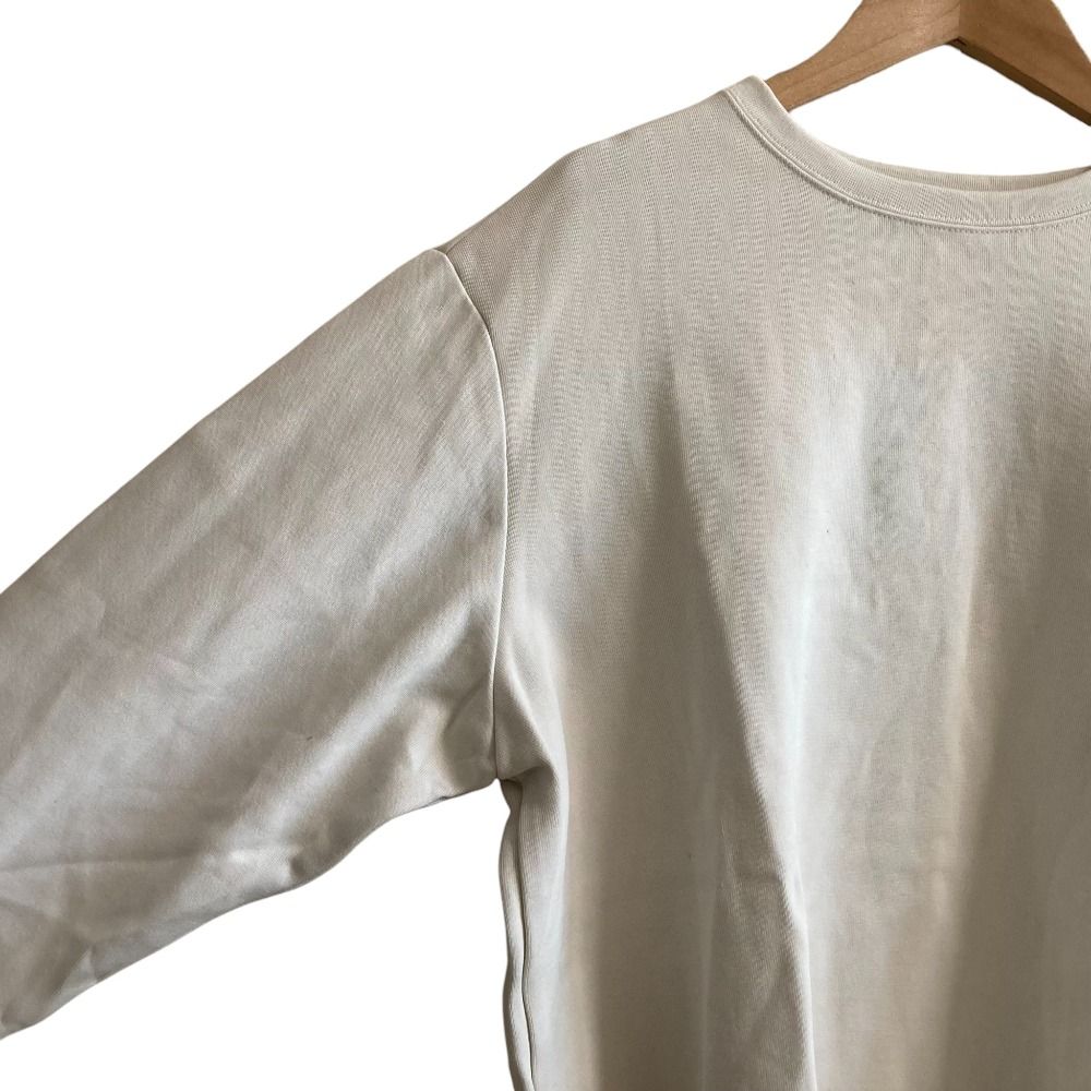 美品 yori ヨリ チャンキーヘムラウンドTee 長袖 クルーネック Tシャツ