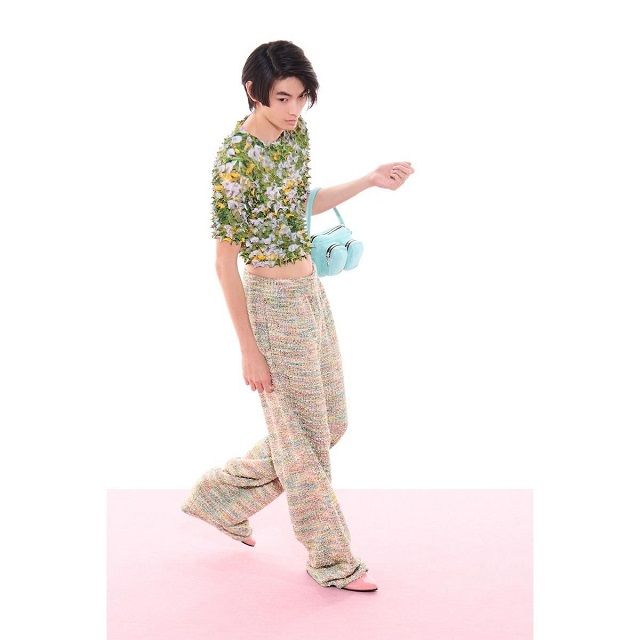 MASU エムエーエスユー 24SS CANDY TWEED WIDE PANTS キャンディー