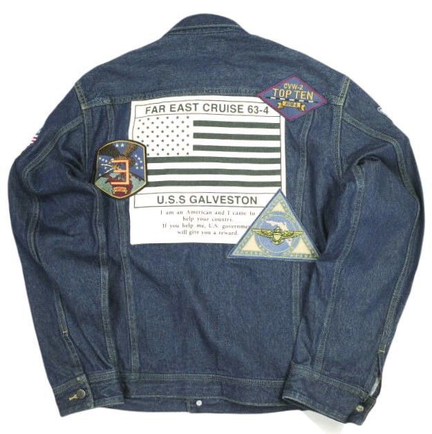 AVIREX アヴィレックス TYPE BLUE TOP GUN DENIM JACKET トップガン
